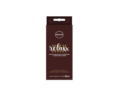 Aceite Relaxx Maxx. Viví una experiencia única y sensorial.