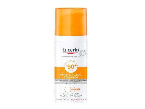 Eucerin Sun Face CC Cream con color FPS50+ x50 ml