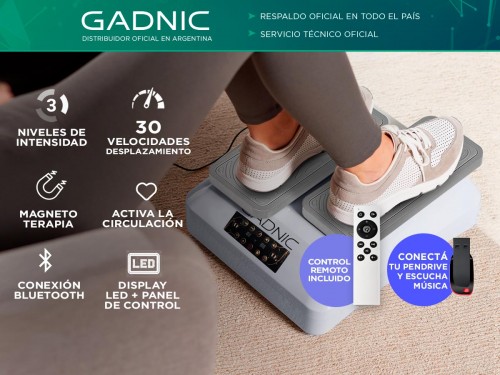 Masajeador Gadnic Easy Move Magnet Pro Piernas y Pies 3 Niveles