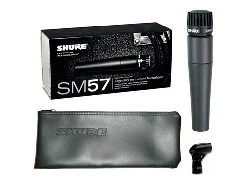 Micrófono Dinámico Shure Sm57 Para Instrumentos Y Voces