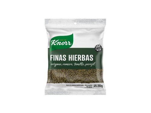 Condimento Knorr Mix Especias Finas Hierbas X20g
