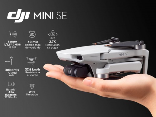 Drone DJI Mini SE Single Con Cámara 2.7K Ultra Liviano