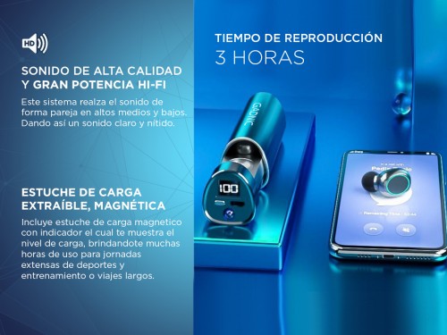 Auriculares Inalambricos Gadnic SH11 In-ear Deportivos Bluetooth