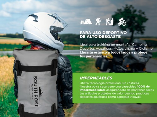 Bolso Estanco Moto South Port Impermeable 45L