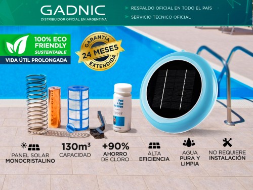 Ionizador Solar Gadnic L130 Antisarro Sustentable 130.000Lts