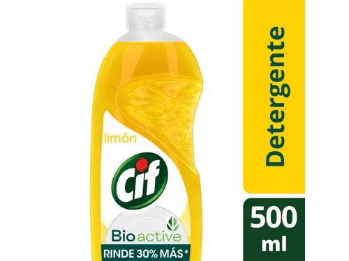 Detergente Cif Bioactive Limón 500 Ml
