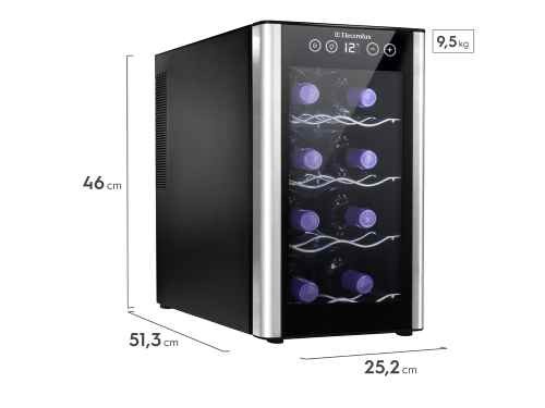 Cava De Vino Electrolux Erw085xamb 8 Botellas