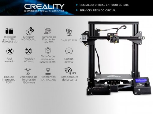 Impresora 3D Creality Ender 3 Pro Original FDM