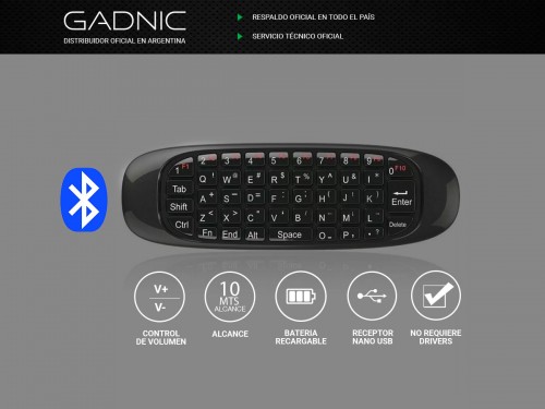 Teclado Air Mouse Pro Gadnic