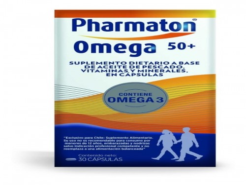 Suplemento Dietario Pharmaton 50 + Omega X 30 Capsulas