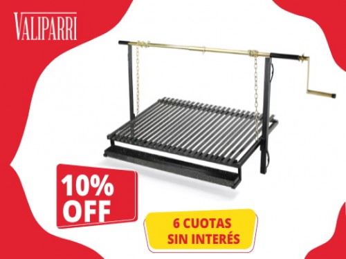 Emparrillado Liviano Enlozado para hueco de 86.5x70cm