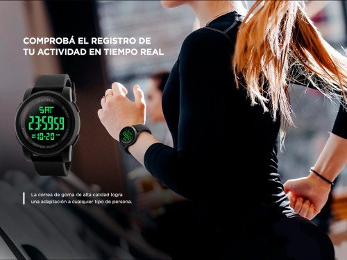 Reloj Digital Deportivo Gadnic Apolo Sumergible
