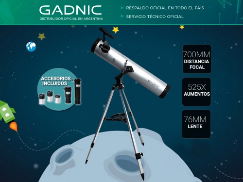 Telescopio Refractor Gadnic 700x76