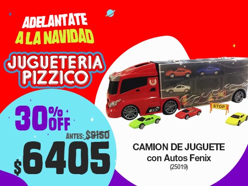 Camion De Juguete Con Autos Fenix (25019)