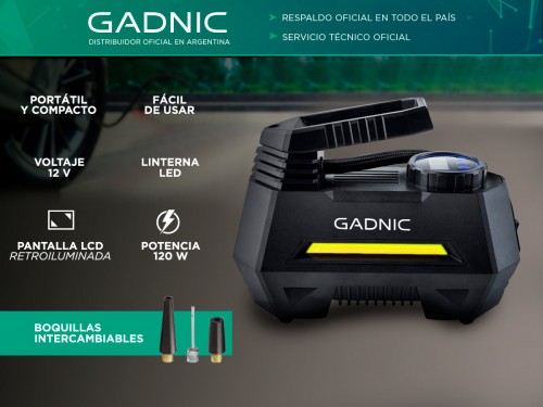 Compresor Inflador de Aire Gadnic IN304 150PSI