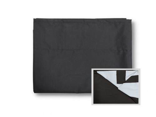Cortina Blackout Vinilico Corta Negro - DISTRITO BLANCO
