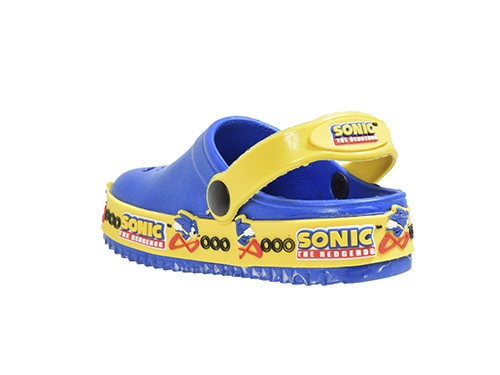 Zuecos De Goma Sonic Azul Infantil Maskotas