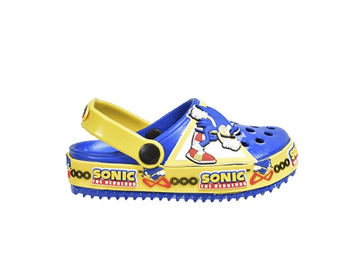 Zuecos De Goma Sonic Azul Infantil Maskotas
