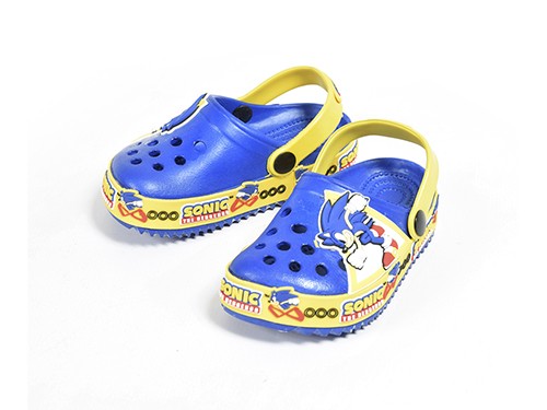Zuecos De Goma Sonic Azul Infantil Maskotas