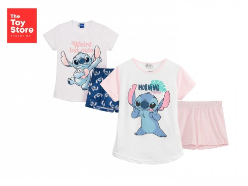 Pijama Niñas Manga Corta Lilo & Stitch Original Disney®