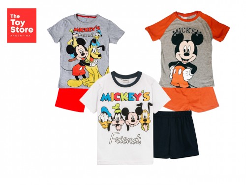 Pijama Niños Manga Corta Mickey Mouse Original Disney®