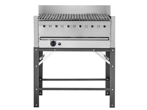 Parrilla Mediana Gas Sol Real 047 De Acero + Colector Grasa