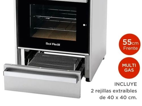 Cocina Industrial Sol Real 516-mgvp Multigas Con Parrilla