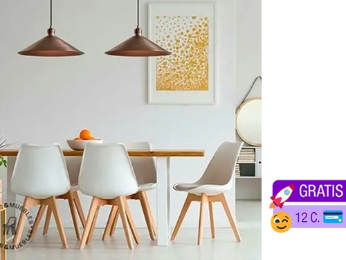 Pack x 4 Sillas TULIP 12 CUOTAS | BAIRES4