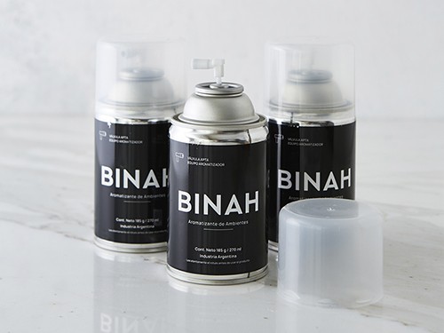Set de 3 aerosoles ambiente Binah para equipos automático 270 ml