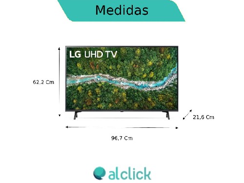 Smart Tv LG 43" AI ThinQ LCD 4K 43UP7750PSB