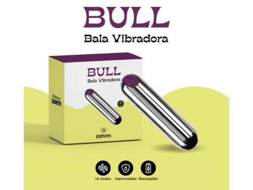 Bala Vibradora Recargable Bull Exitoys