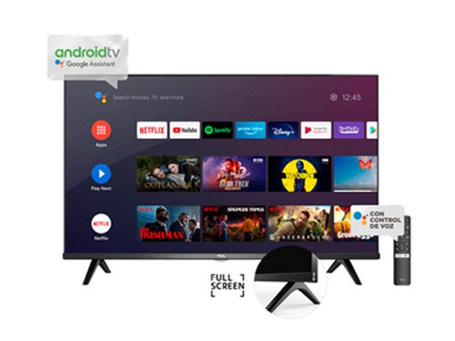 Televisor Smart Tv 32" HD Android TV Bluetooth Netflix Youtube TCL