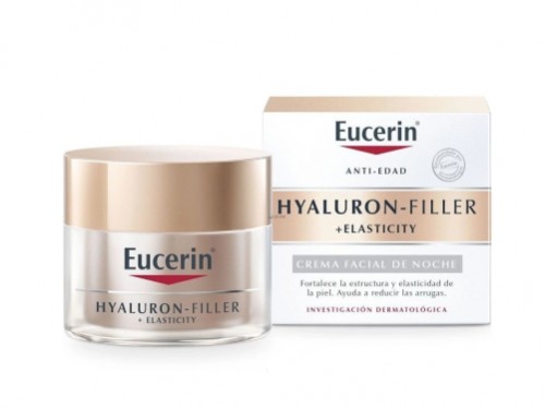 Crema Antiedad Eucerin Hyaluron-Filler + Elasticity Noche x 50 ml