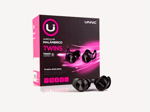 Auriculares In-Ear Bluetooth 5.0 Twins BT05 Unnic