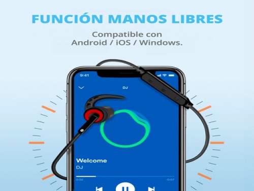 Auriculares In Ear deportivos Bluetooth Micrófono Manos Libres T-go