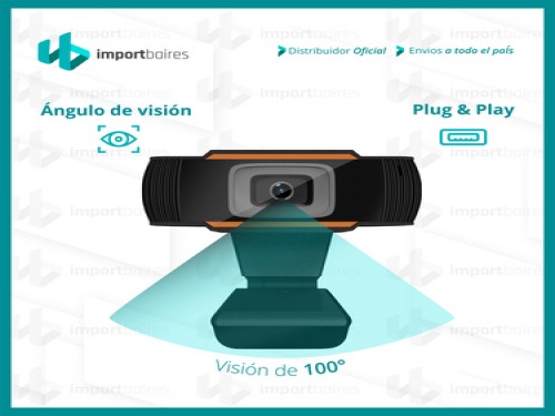 Cámaras Web Cam Para Pc Computadoras HD 720p con Micrófono Zoom Meet