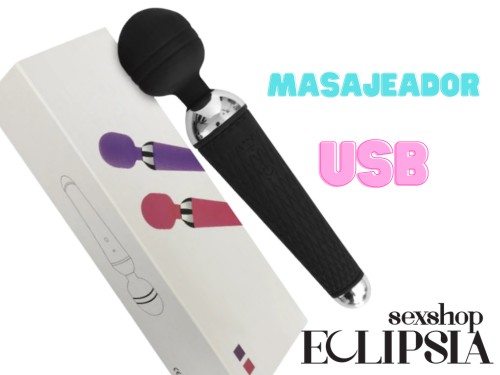 MASAJEADOR LUX - 10 VIBRACIONES USB envio a domicilio discreto