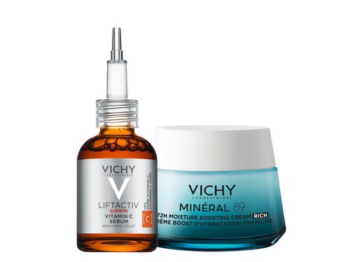 Vichy Liftactiv Vitamina C + Cremas Mineral 89 Rich x 50 ml