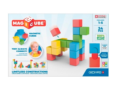 Geomag Juego Magicube Cubos 24 Piezas