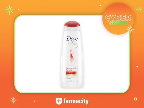 Shampoo Dove Regeneración Extrema x 400 ml