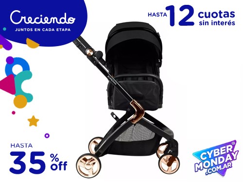 Cochecito Con Huevito Cuna Bebé Travel System Mega Baby