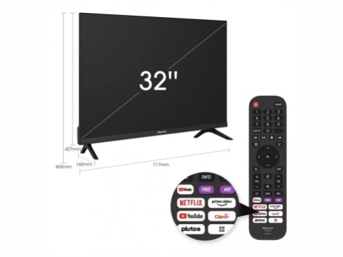 Smart Tv Led 32" HD Sist. Op. VIDAA Netflix HISENSE Modelo 32A42H