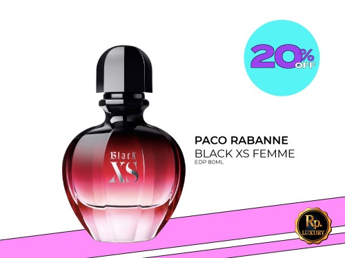 20% off PACO RABANNE XS BLACK EDP 80