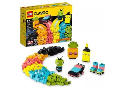 Lego Classic Creative Neon Fun Creative Brick Box Set 11027