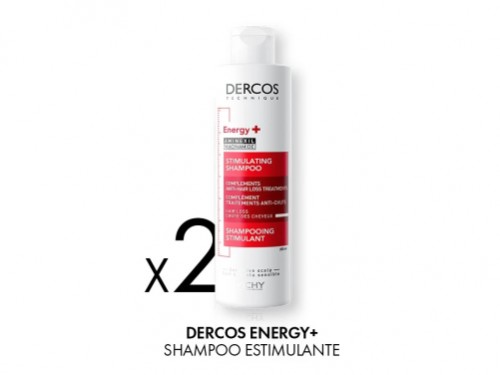 Combo Shampoo Vichy Dercos Energy x 200ml x 2 unidades