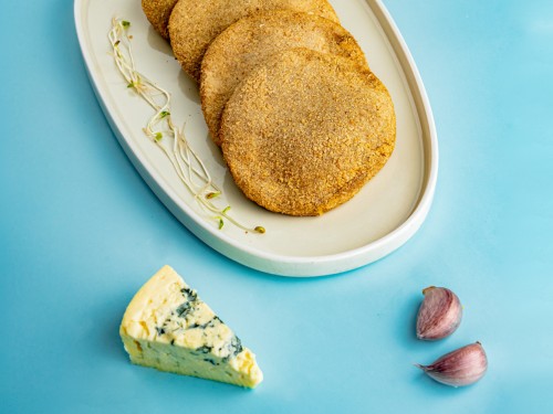 Milanesas de soja con queso azul Manjar 338gr