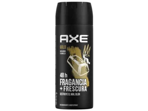 Axe Desodorante En Aerosol  Gold Wood Vainilla 150 Ml