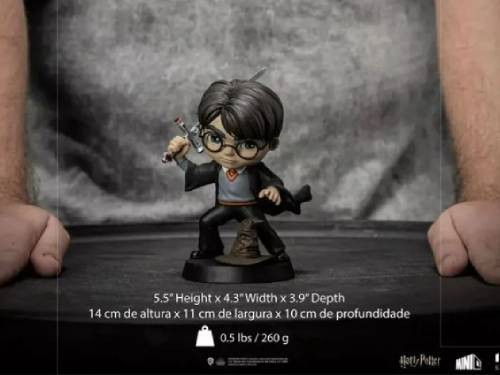 Minico Combo 3 Figuras Golden Trio Harry Potter Iron Studios