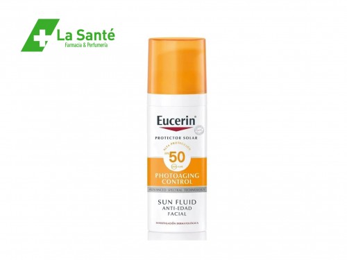 Protector Solar Eucerin Sun Fps 50 Facial Anti Edad 50Ml