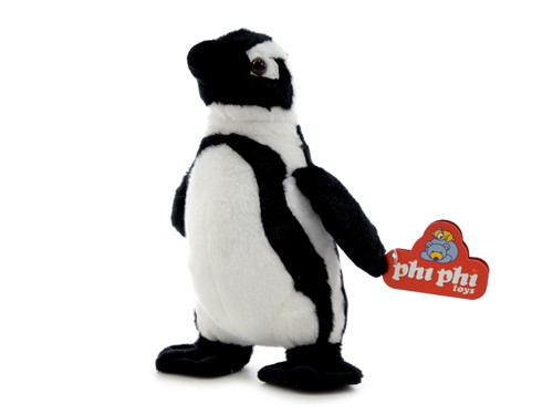 Peluche Animal Pingüino Real Parado 20 Cm